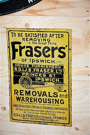 FRAZERS REMOVALS - click to enlarge
